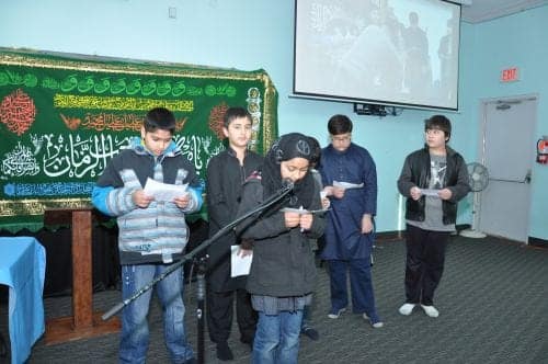 sunday Hussaini school students