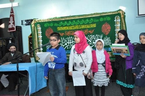 sunday Hussaini school students