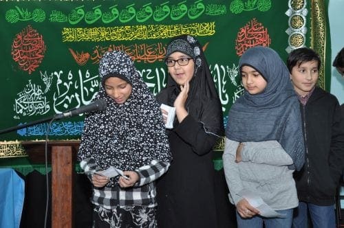 sunday Hussaini school students